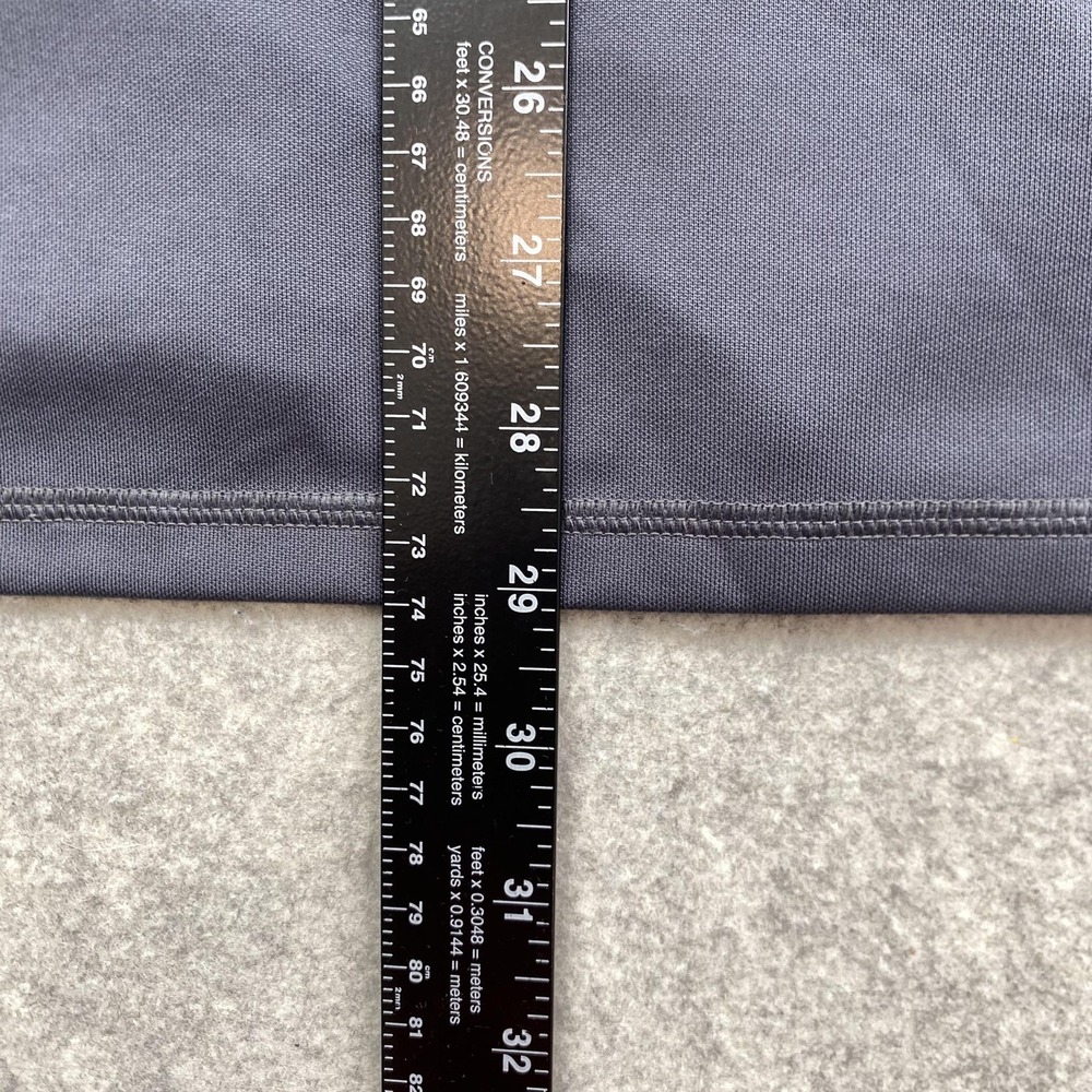 Speedo Block The Burn Shirt Mens Medium Gray Blue UV Short Sleeve Rashguard Swim - Picture 4 of 9